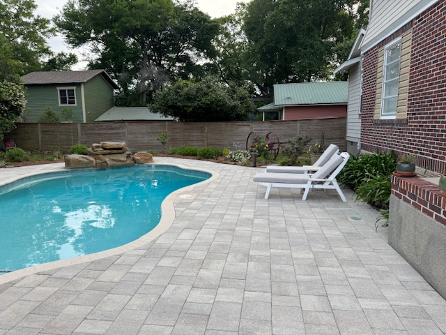 House Soft Washing and Pool Deck Cleaning in Pensacola, Florida's East Hill Neighborhood