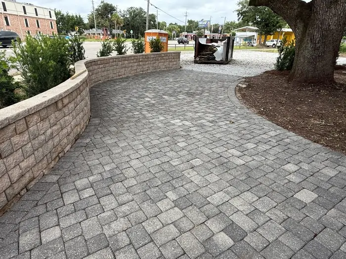 Driveway Cleaning & Sealing in Gulf Breeze paver-driveway-after-pensacola