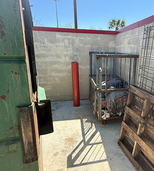 Dumpster Pad Cleaning Pensacola: Process